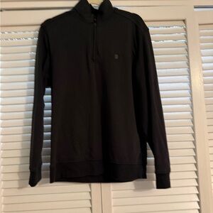 Izod Men's Black Zip-Up Sweater